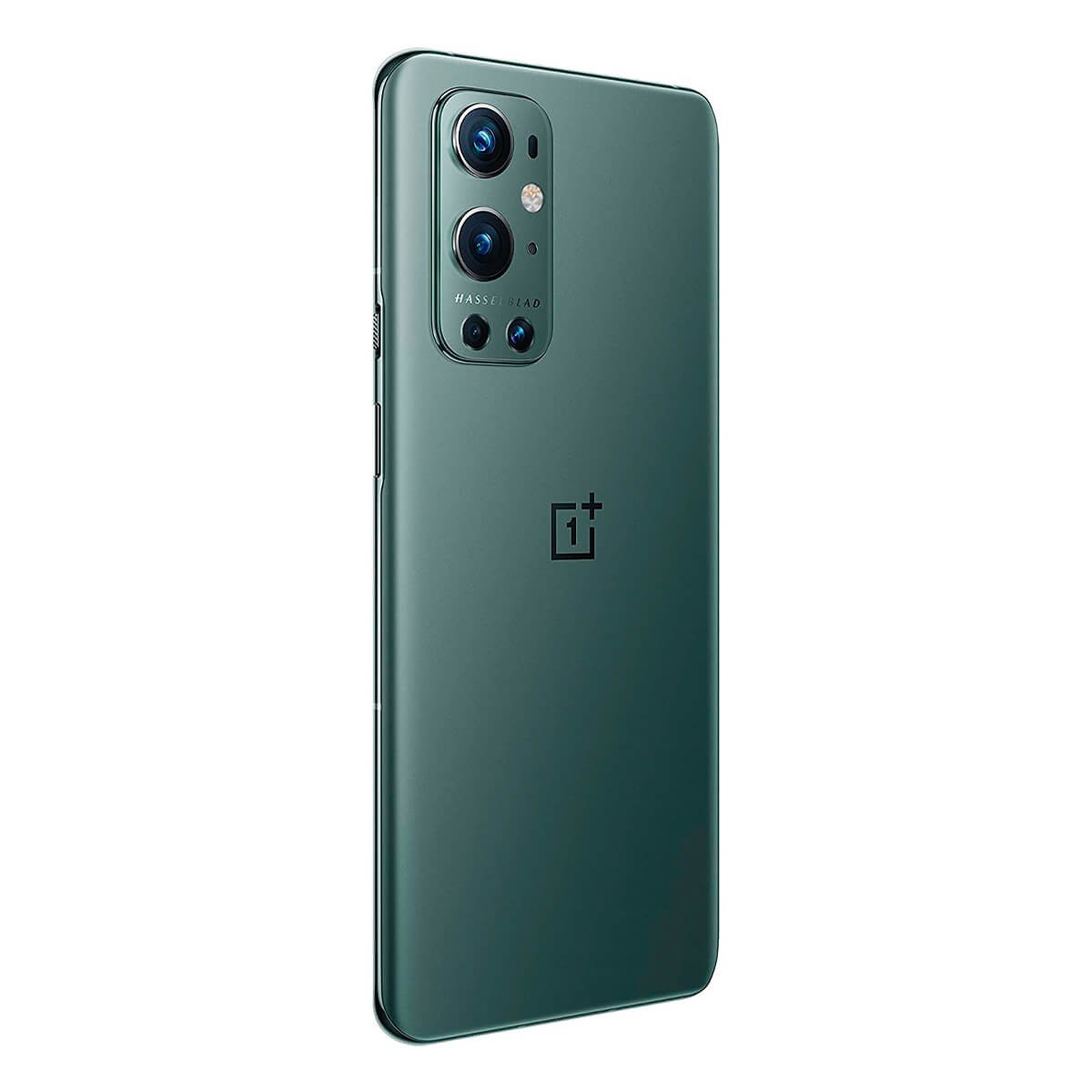 Grünes Smartphone von hinten mit einer vertikalen Kamera und dem OnePlus-Logo.
