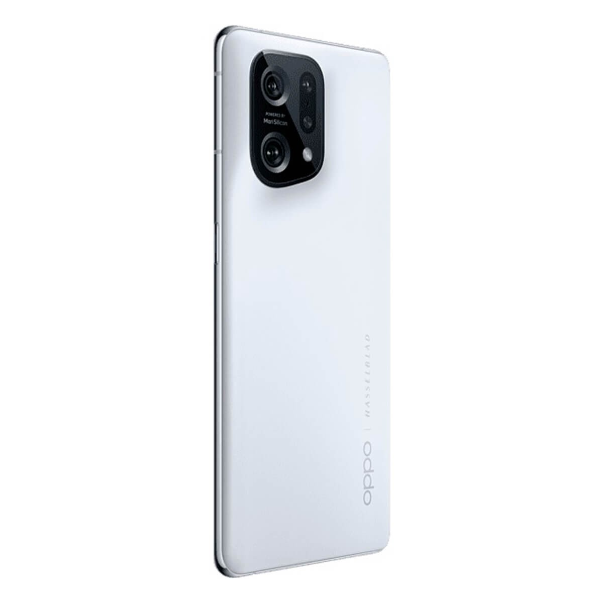 Retro di uno smartphone bianco con un grande modulo fotocamera nero.