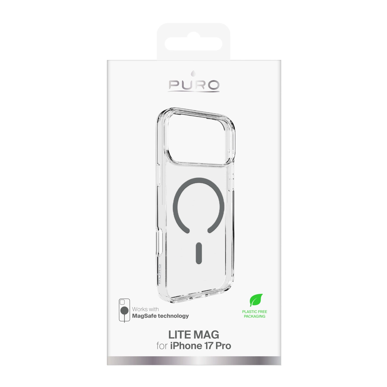 Confezione per custodia Puro Lite Mag iPhone 17 Pro con MagSafe.