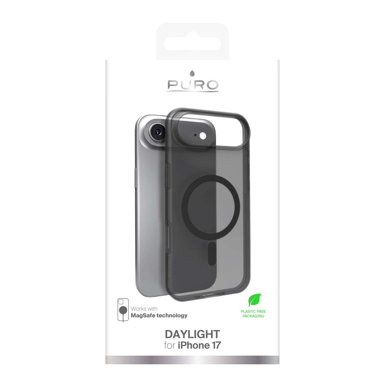 Verpackung für Puro Daylight MagSafe Handyhülle für iPhone 17.