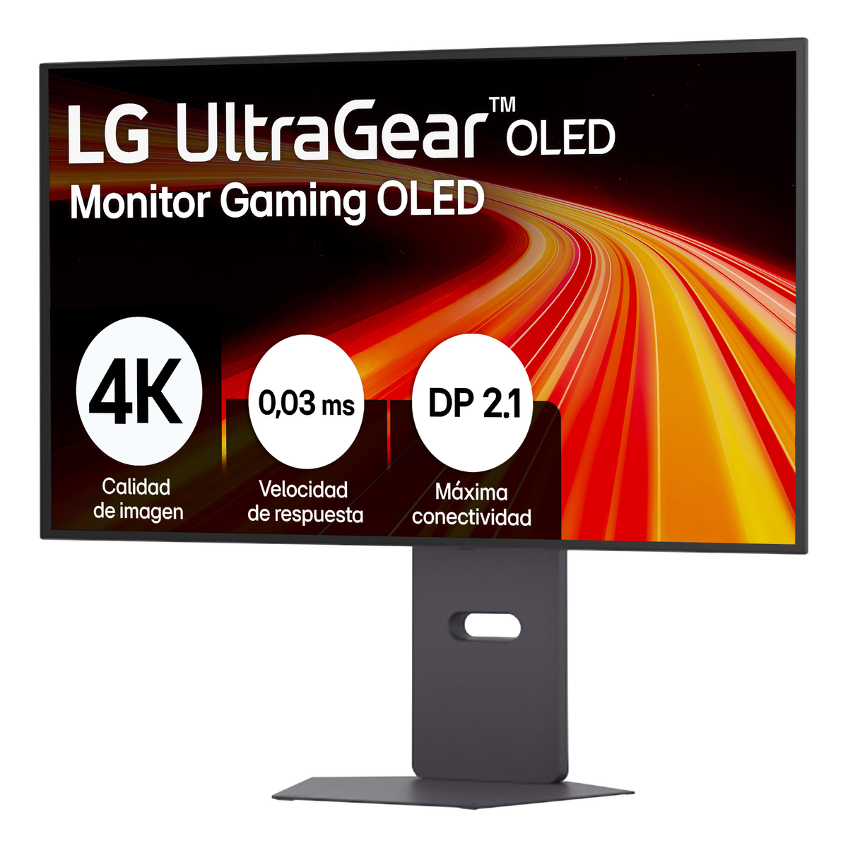 Monitor gaming LG UltraGear OLED con 4K, 0,03 ms di tempo di risposta e DP 2.1.