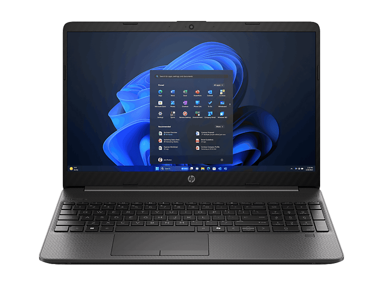 Portátil - HP B3AF1AT, 15,6 " Full-HD, Intel® Core™ 3 100U, 8 GB RAM, 256 GB SSD, HD Graphics, Windows 11 Pro, idioma del teclado: ES, Plata