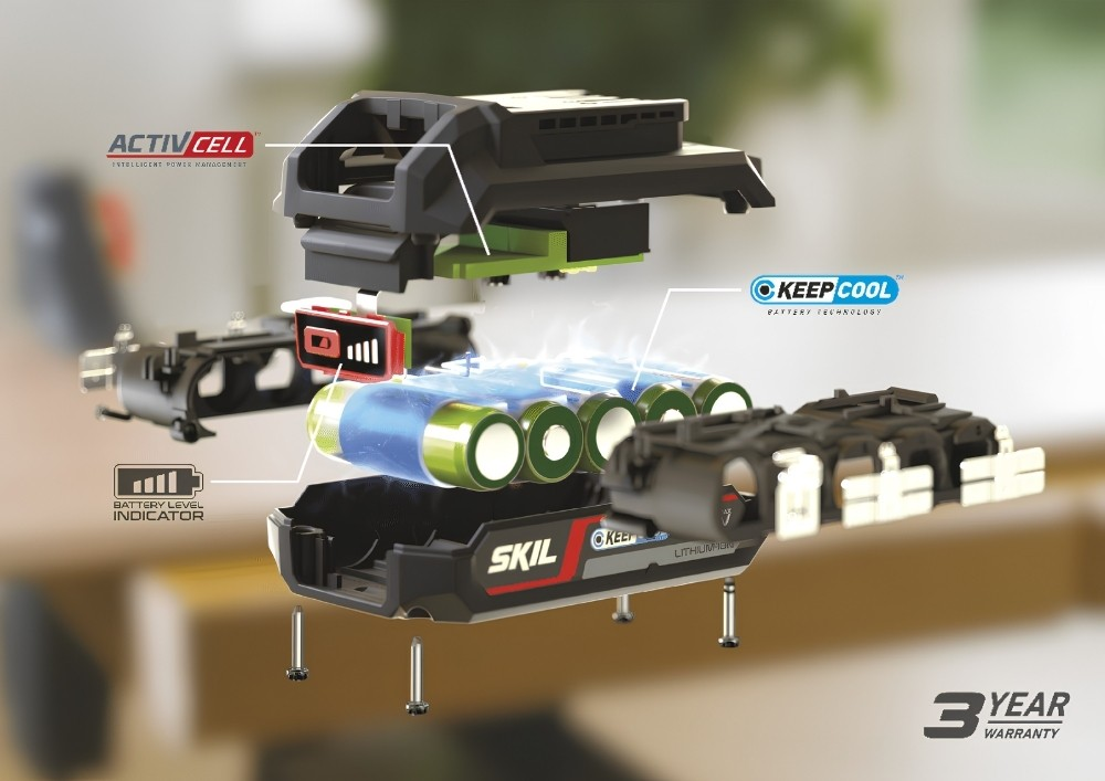 SKIL 3110AA 2.5Ah Li + 2.4A Şarj Cihazı