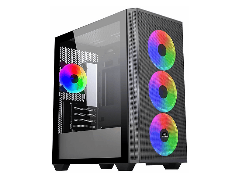 POWERBOOST PB-P2252BB USB 3.2 ARGB mATX Mid Tower Kasa