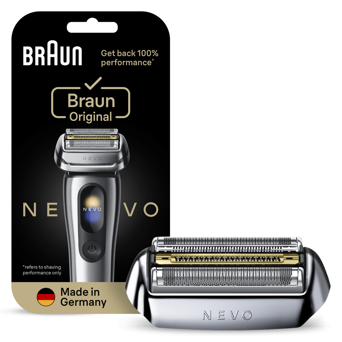 LAME E LAMINE DI RICAMBIO BRAUN NEVO Argento, Compatibile con NEVO