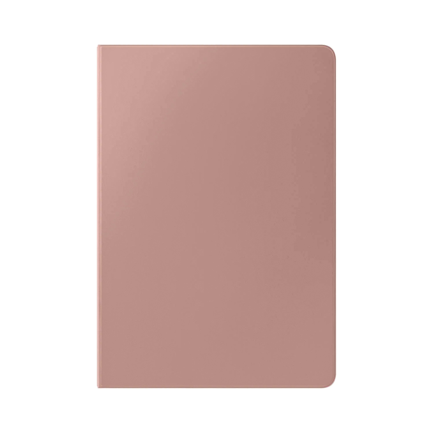 Beyaz arka planda kapalı pembe tablet kılıfı.