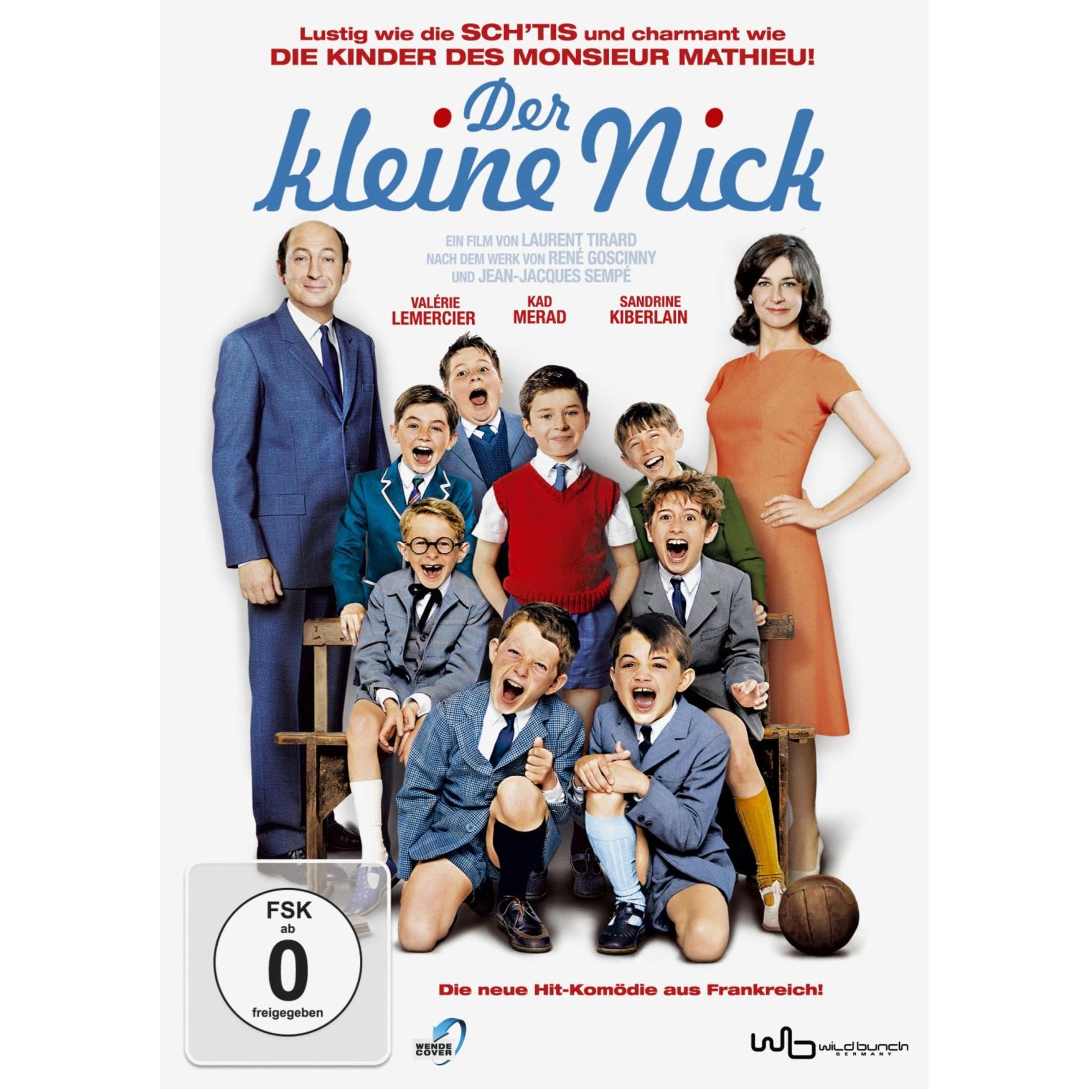 Filmposter von Der kleine Nick mit Kindern und Erwachsenen, die lachen.