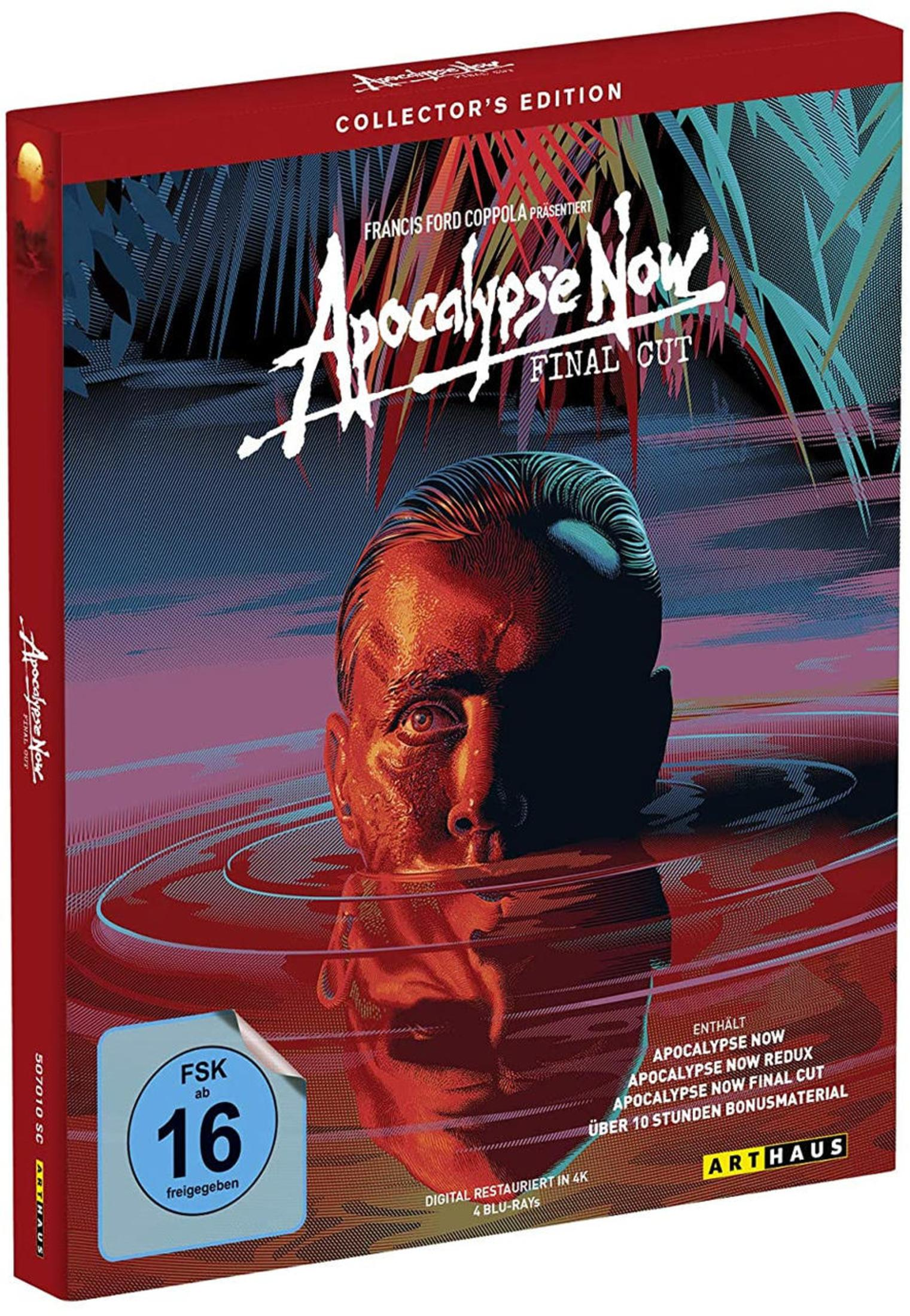 Collector's Edition von Apocalypse Now Final Cut auf Blu-ray mit FSK 16 Logo.