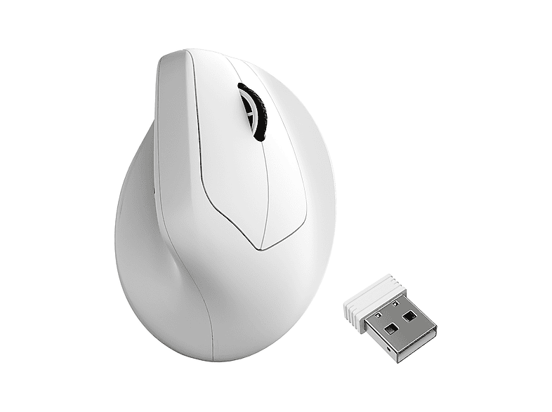 KEYCHRON Ergonomik M5-A24 Kablosuz Mouse Beyaz
