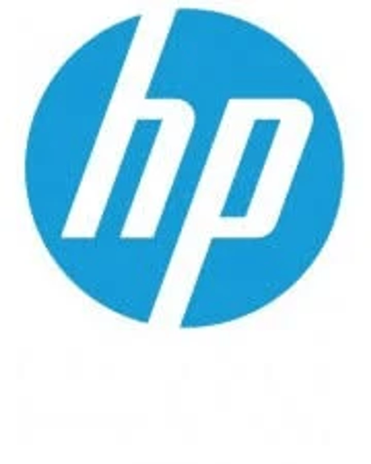 Il logo HP mostra le lettere minuscole bianche h e p all'interno di un cerchio blu.