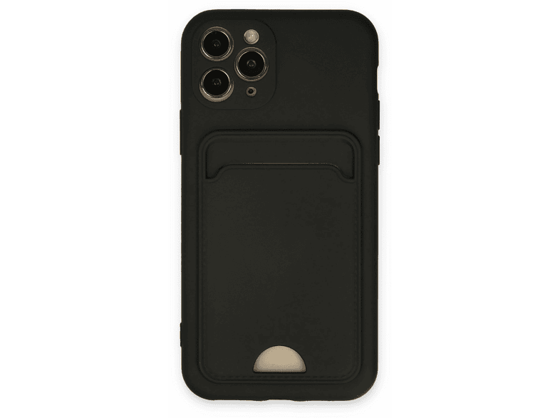 NEWFACE iPhone 11 Pro Uyumlu Kelvin Kartvizitli Silikon Telefon Kılıfı Siyah