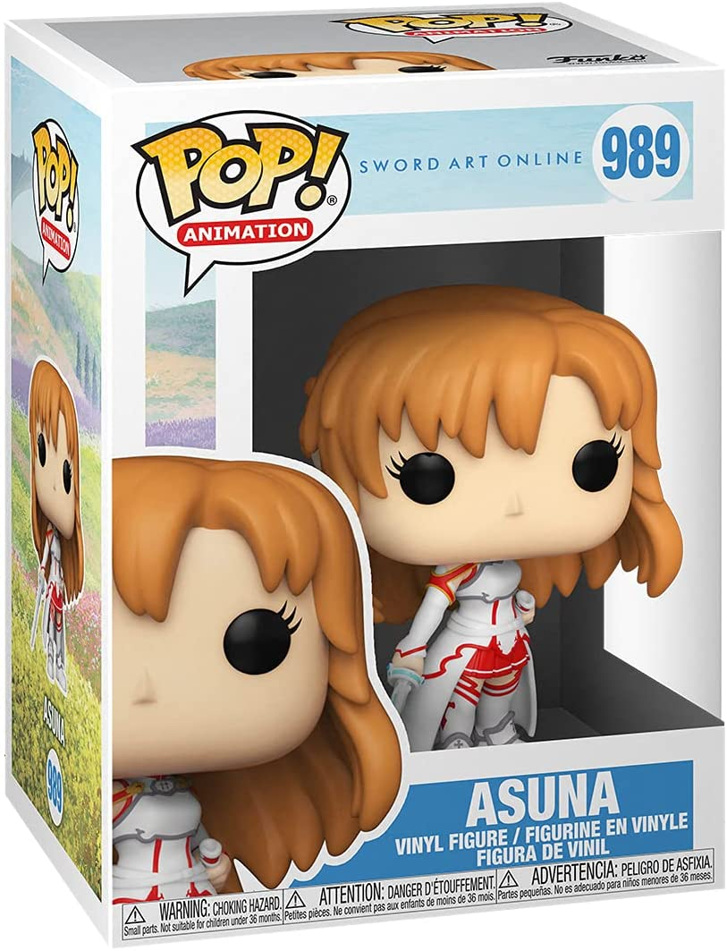 Funko Pop Vinyl Figur von Asuna aus Sword Art Online in der Verpackung.