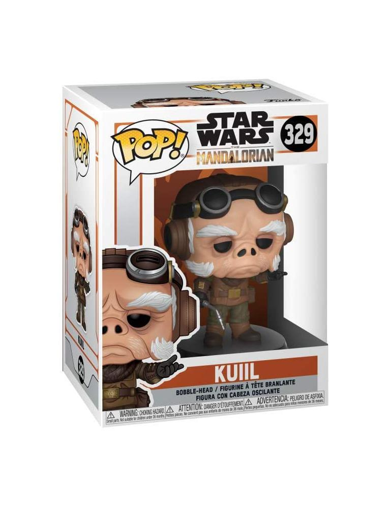Funko Pop Star Wars Figur von Kuiil in seiner Originalverpackung.