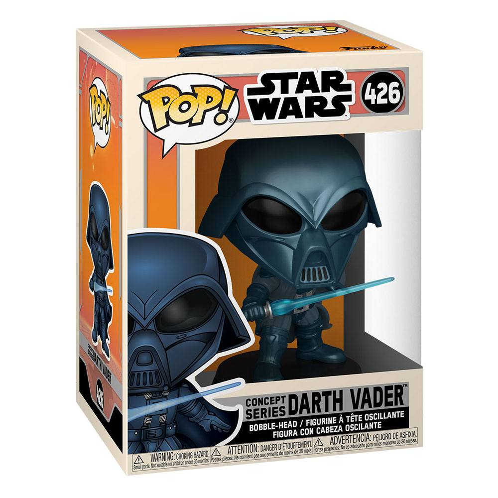 Star Wars Concept Series Darth Vader Funko Pop Figur in ungeöffneter Verpackung.