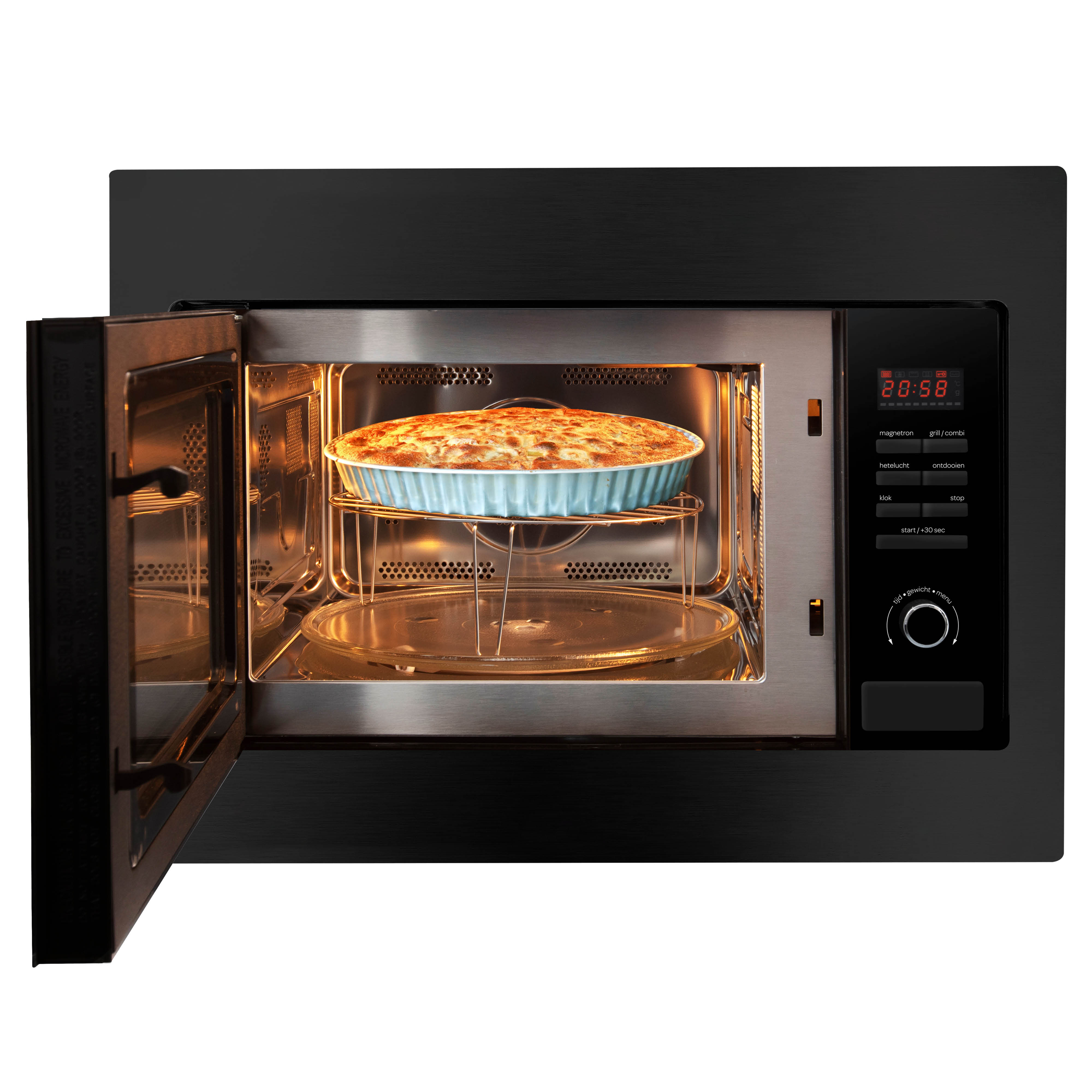 INVENTUM IMC6125FZWA  Micro-ondes combiné encastrable  - Encastrable  - 900 W  - 25 l  - 450 mm