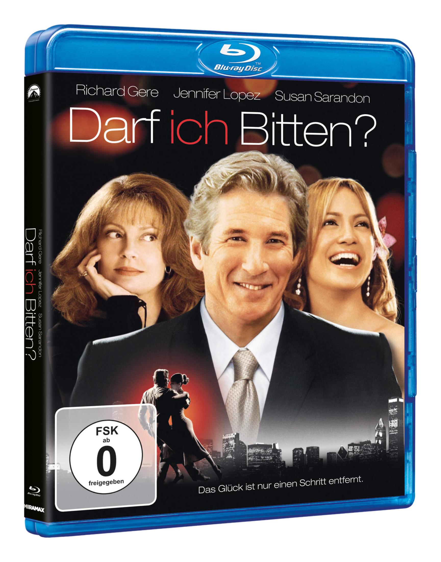 Blu-ray-Hülle des Films Darf ich Bitten? mit Richard Gere, Jennifer Lopez und Susan Sarandon.