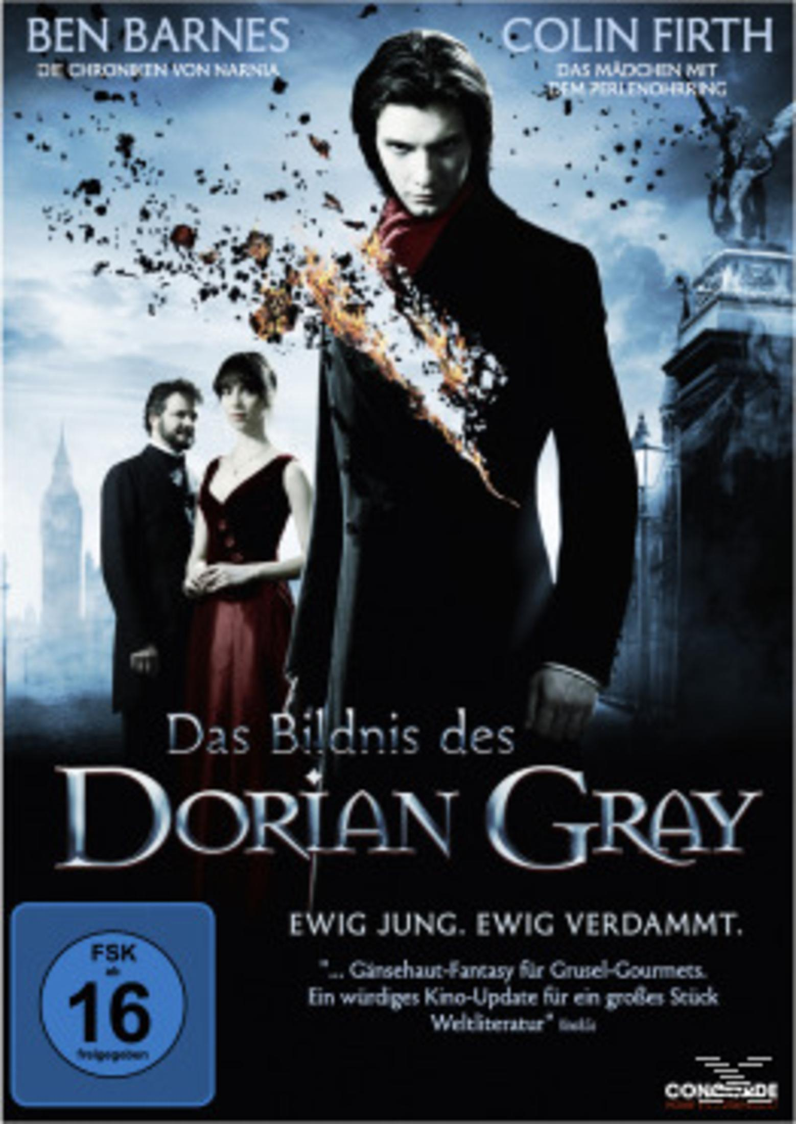 Filmposter von Das Bildnis des Dorian Gray mit Ben Barnes in der Hauptrolle.