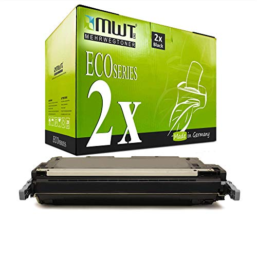 Eine MWT EcoSeries Tonerkassette und ihre grüne Verpackung.