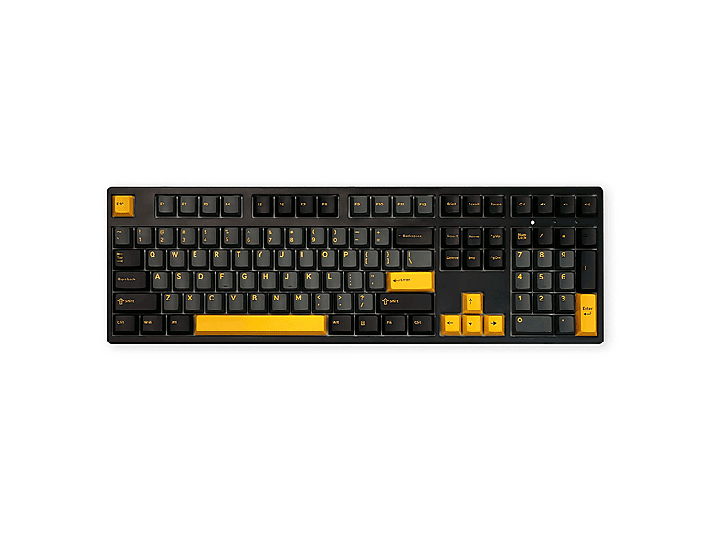 AKKO 3108RF Black Gold Frost Pink Switch Kablosuz İngilizce Mekanik Gaming Klavye