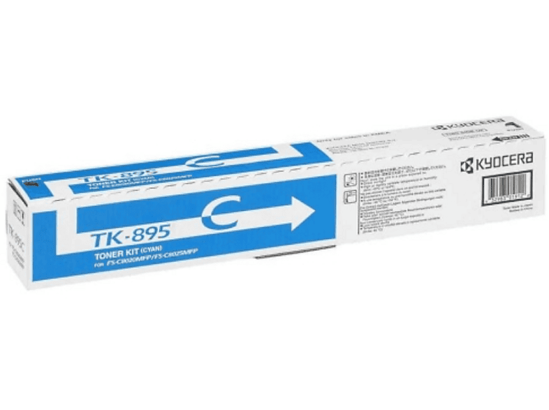 KYOCERA TK-895C Orijinal Toner FS-C8020/25-8520/25 Lazer baskı Cyan