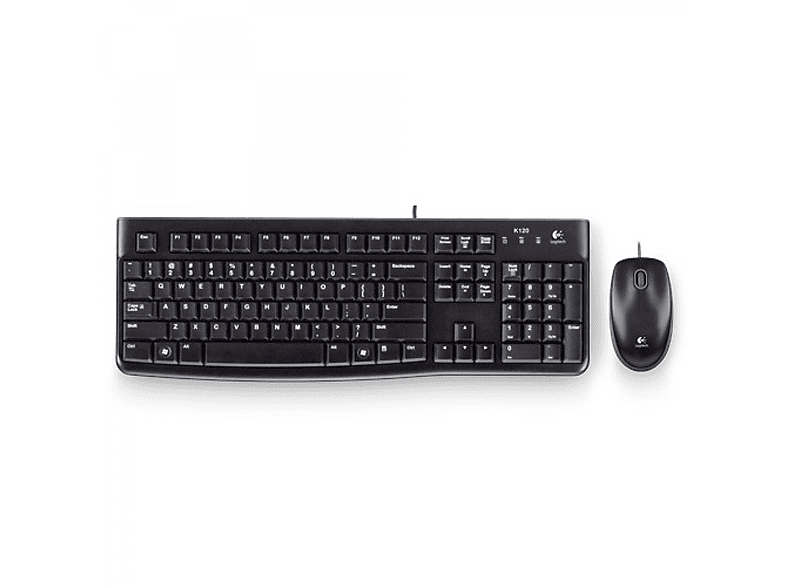 LOGITECH MK120 Q TR 920-002560 Kablolu Klavye ve Mouse Seti Siyah