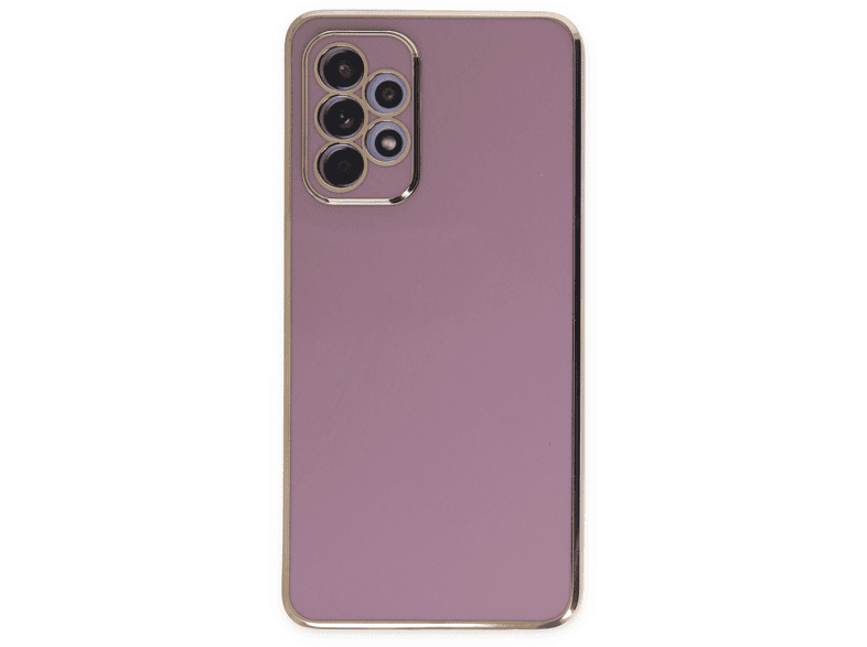 NEWFACE Samsung Galaxy A52 Uyumlu Volet Silikon Telefon Kılıfı Mor