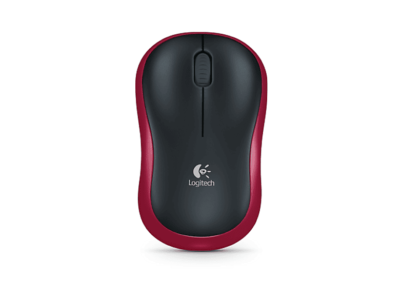 LOGITECH M185 Nano 910-002237 Kablosuz Mouse Siyah-Kırmızı