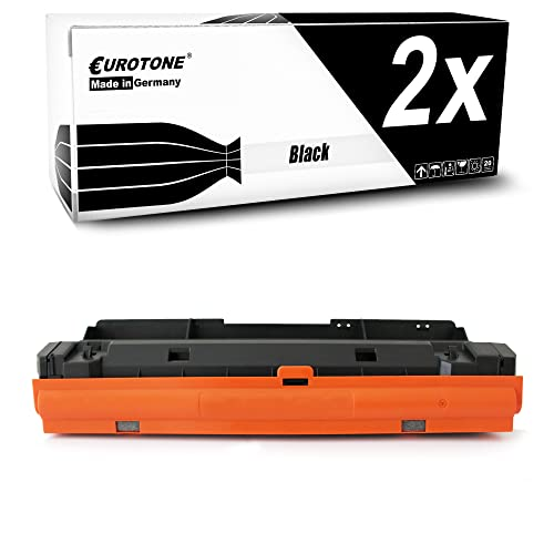 Eurotone Schwarz Toner und Verpackung.