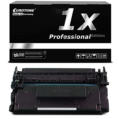 Eurotone-Tonerpatrone vor ihrer schwarz-weißen Professional Edition Verpackung.