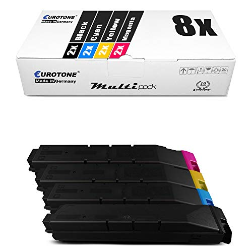 Eurotone Multipack mit einer Box und vier bunten Tintenpatronen.