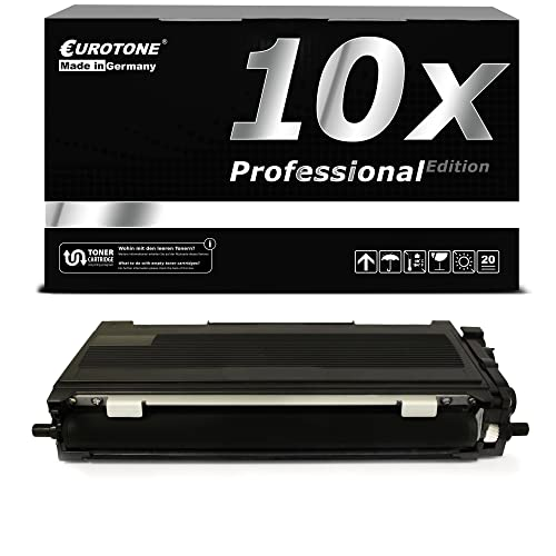 Schwarze Toner-Kassette und Verpackungskarton mit Aufschrift '10x Professional Edition'.