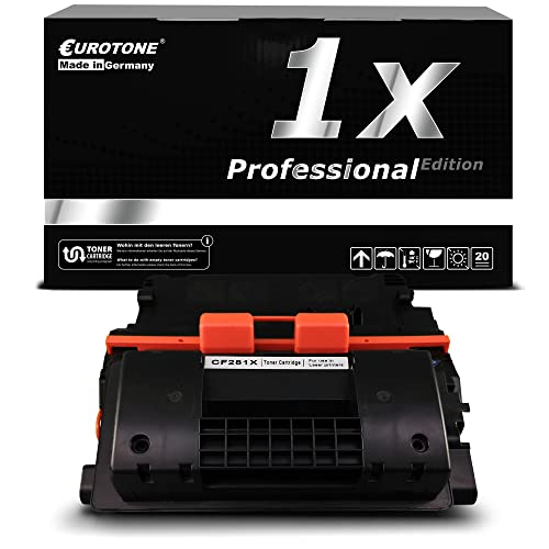 Eurotone-Tonerkassette vor schwarzem Produktkarton mit Aufschrift 1x Professional Edition.