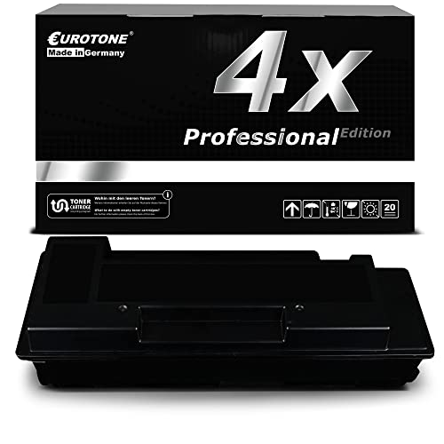 Eine schwarze Eurotone-Tonerbox und eine dazugehörige Verpackungsschachtel.