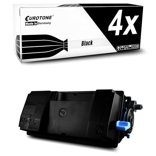 Eurotone Schwarz Toner Box mit schwarzer Tonerkartusche.