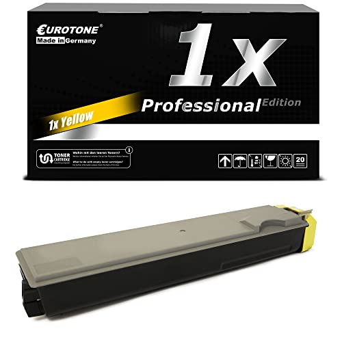 Eurotone Gelb Toner-Kartusche in Box mit Produktbezeichnung.