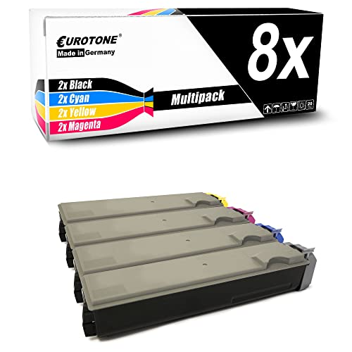 Eurotone 8er-Multipack Druckerpatronen mit Verpackungskarton.