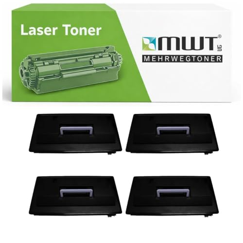 MWT Laser-Toner Box und vier schwarze Toner-Kartuschen.
