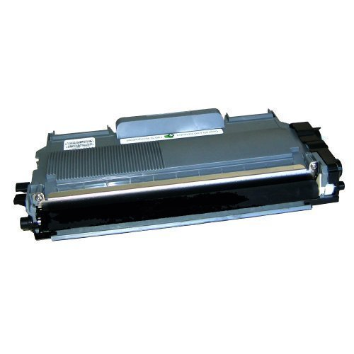 Eine schwarze und graue Drucker-Tonerkassette vor einem einfachen weißen Hintergrund.