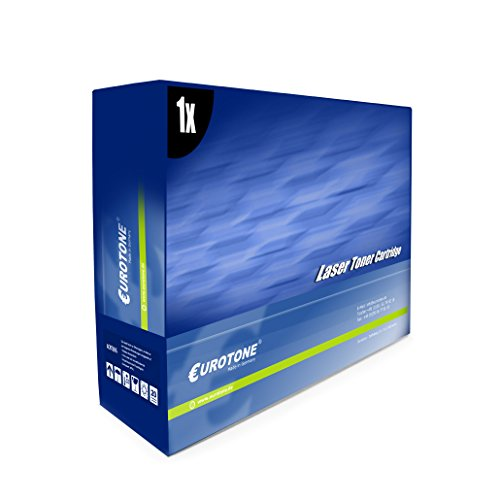 Blaue Produktverpackung für Eurotone Lasertoner-Kartusche auf weißem Hintergrund.