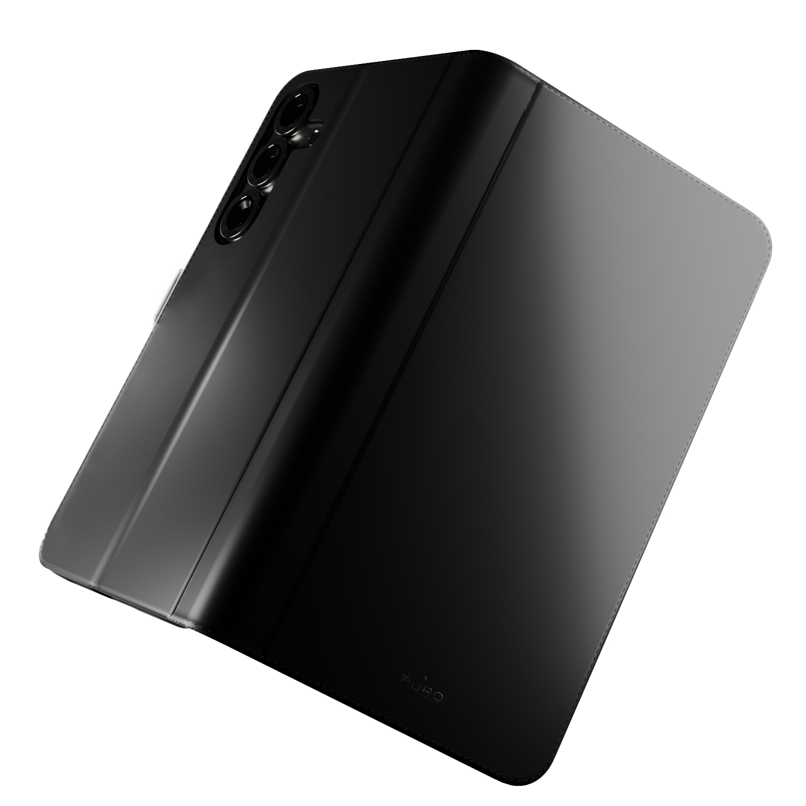 PURO Stand, tasche e supporto CUSTODIA PORTAFOGLIO per Samsung Galaxy S25+, Nero