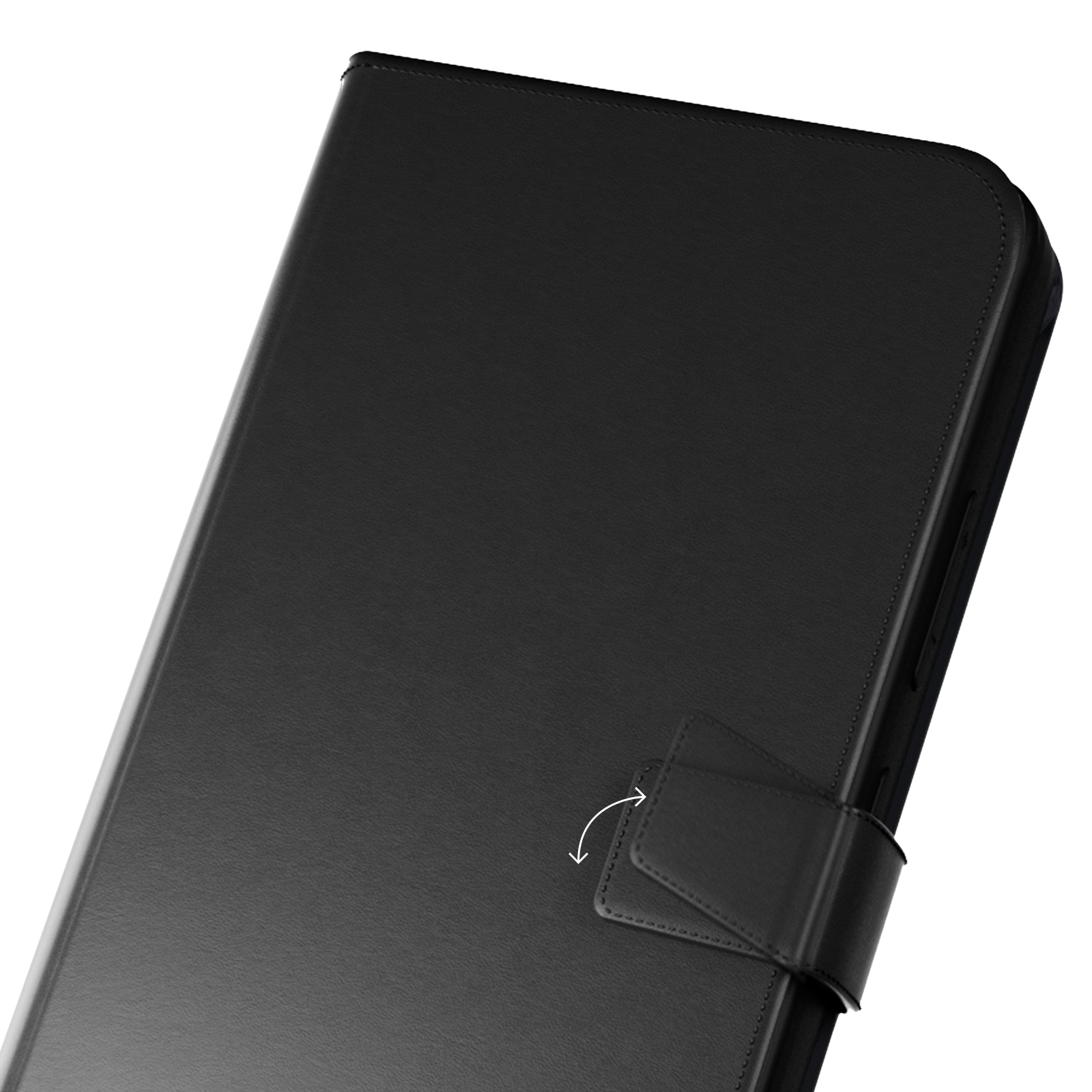 PURO Stand, tasche e supporto CUSTODIA PORTAFOGLIO per Samsung Galaxy S25+, Nero