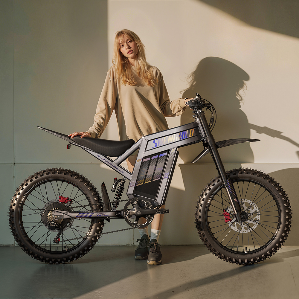 Elektryczny motocykl terenowy SHENGMILO S900Pro Szary