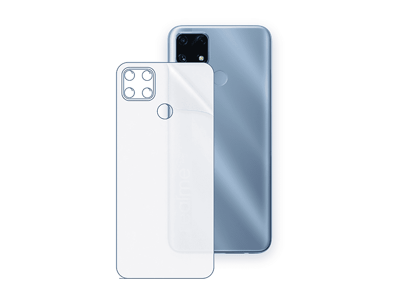 SCHITEC Realme C25 Uyumlu Arka Yüzey Hidrojel Ekran Koruyucu
