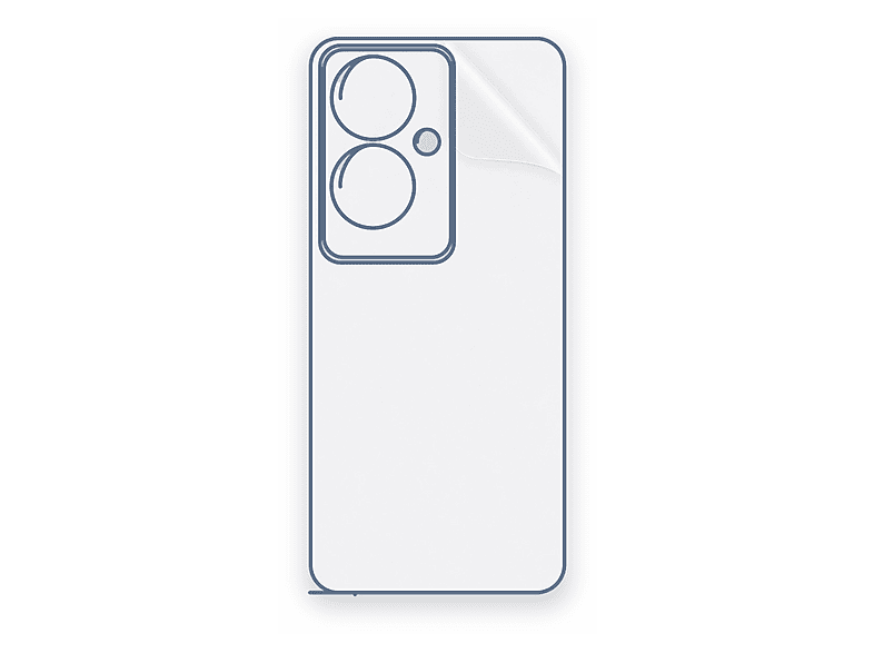 SCHITEC Oppo F25 Pro Uyumlu Arka Yüzey Hidrojel Ekran Koruyucu