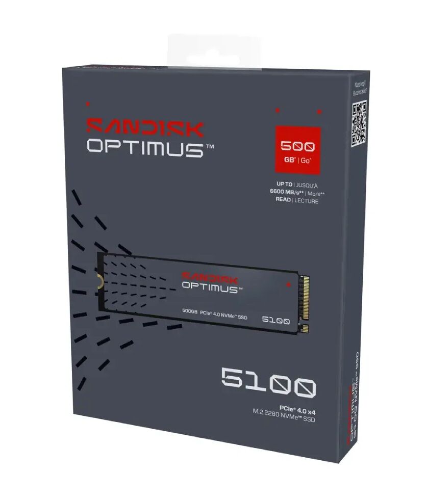 SANDISK SDSP51500GAN-000E0 SANDISK OPTIMUS 5100 SSD 500GB 500 GB Disque SSD