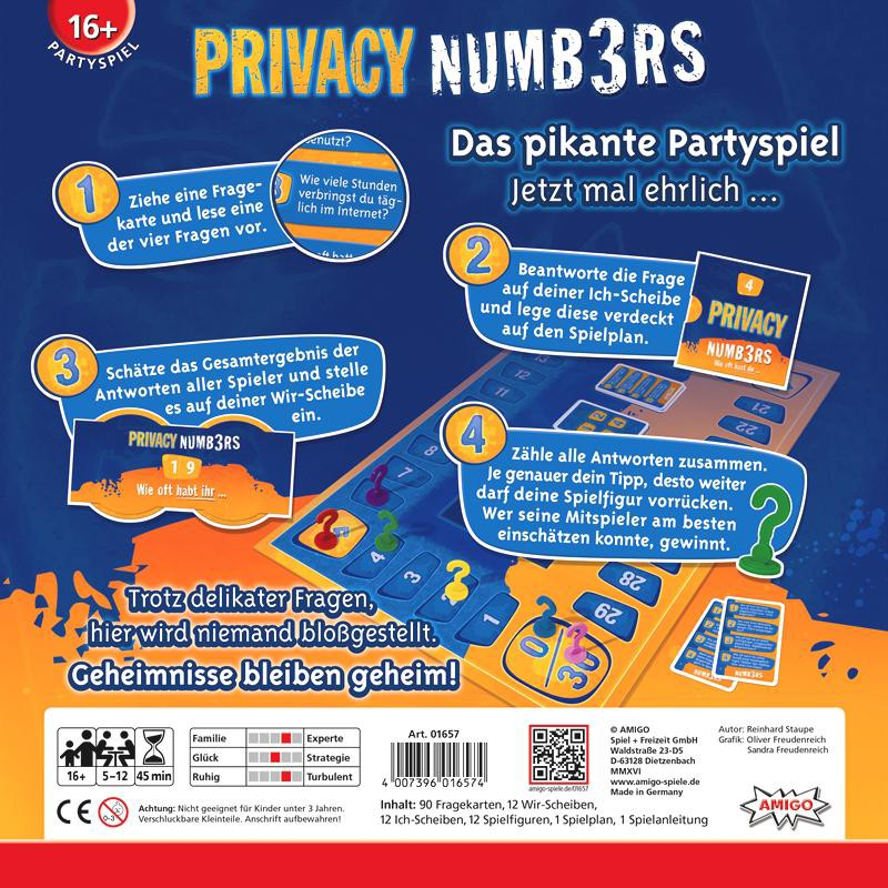AMIGO SPIEL + FREIZEIT Privacy Numbers Gesellschaftsspiel | MediaMarkt
