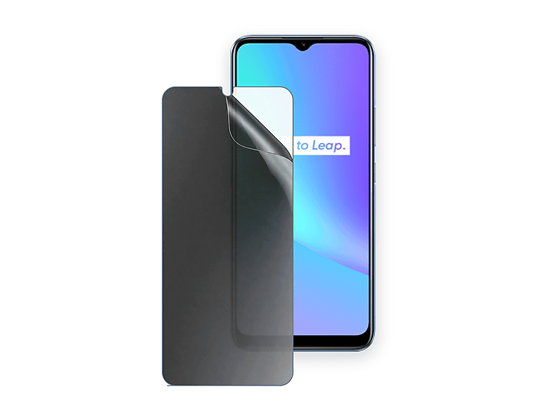 SCHITEC Realme C25 Uyumlu Ön Yüzey Hayalet Privacy Hidrojel Ekran Koruyucu