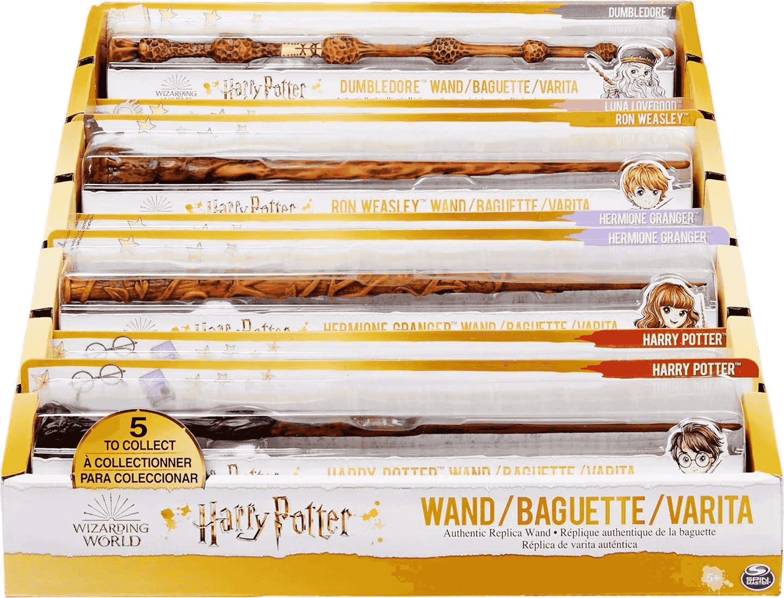 Juego de imitación - SPIN MASTER Wizarding World Mystery Wand, Harry Potter Wizarding World, 30,5 cm, 6 año(s), -