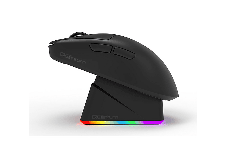 QUANTUM GAMING Fluxmouse G13 Pro 1000Hz PAW3311 RGB Şarj İstasyonlu 22.000Dpi Kablosuz Gaming Mouse Siyah
