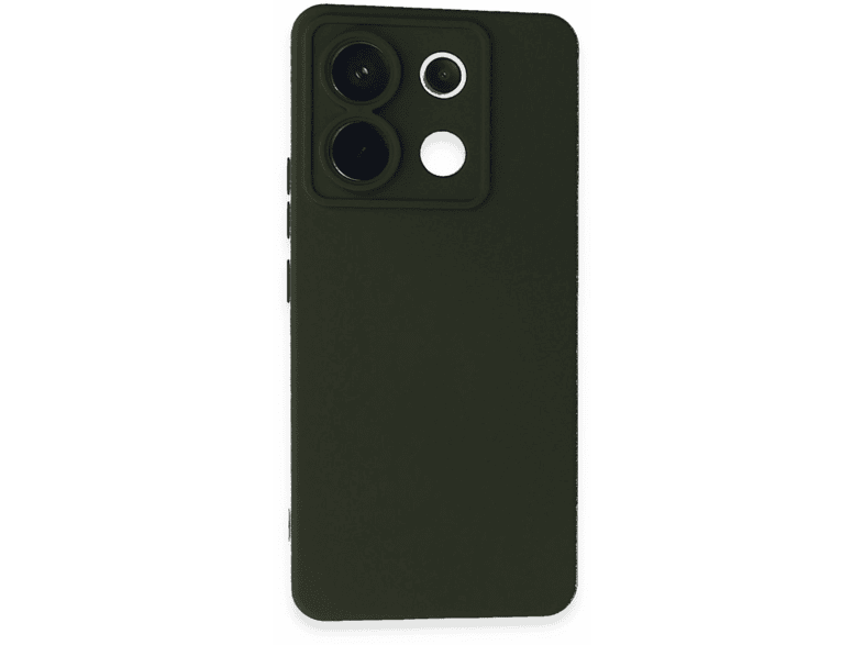 NEWFACE Xiaomi Redmi Note 13 Pro 5G Uyumlu Nano İçi Kadife Silikon Telefon Kılıfı Koyu Yeşil